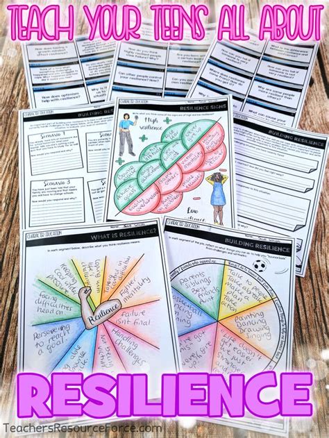 Resilience Counseling: 12 Worksheets to Use in Therapy.